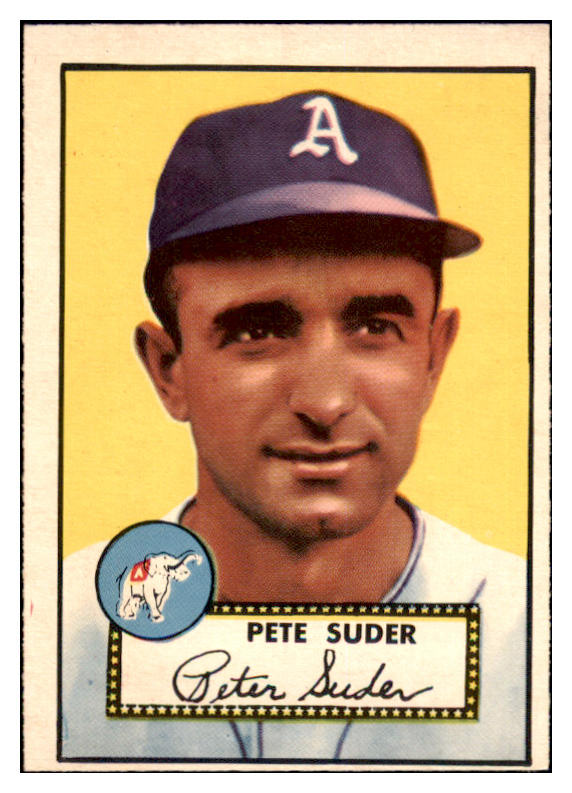 1952 Topps Baseball #256 Pete Suder A's EX+/EX-MT 508525