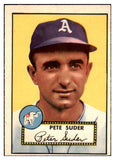 1952 Topps Baseball #256 Pete Suder A's EX+/EX-MT 508525