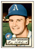 1952 Topps Baseball #182 Billy Hitchcock A's EX-MT 508544