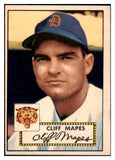 1952 Topps Baseball #103 Cliff Mapes Tigers EX-MT 508546