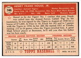 1952 Topps Baseball #146 Frank House Tigers EX-MT 508547