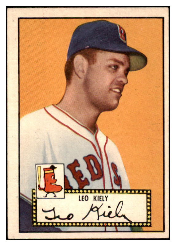 1952 Topps Baseball #054 Leo Kiely Red Sox EX-MT Black 508551