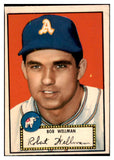 1952 Topps Baseball #041 Bob Wellman A's EX-MT Red 508554