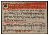 1952 Topps Baseball #234 Steve Souchock Tigers EX-MT 508565