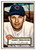 1952 Topps Baseball #142 Harry Perkowski Reds EX-MT 508566