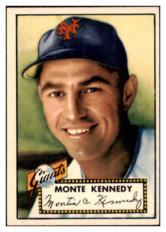 1952 Topps Baseball #124 Monte Kennedy Giants EX-MT 508569