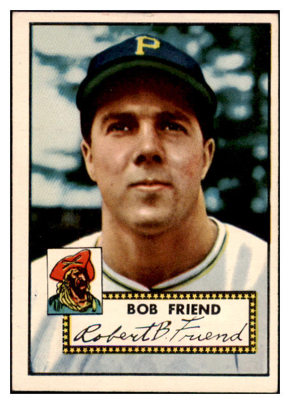 1952 Topps Baseball #233 Bob Friend Pirates EX-MT 508574