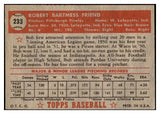 1952 Topps Baseball #233 Bob Friend Pirates EX-MT 508574