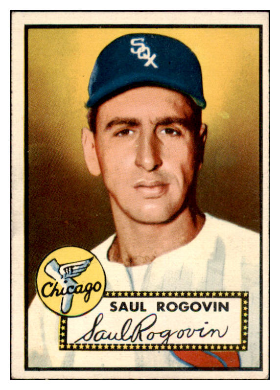 1952 Topps Baseball #159 Saul Rogovin White Sox EX-MT 508576