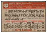 1952 Topps Baseball #227 Joe Garagiola Pirates VG-EX 508580