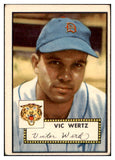 1952 Topps Baseball #244 Vic Wertz Tigers VG 508587