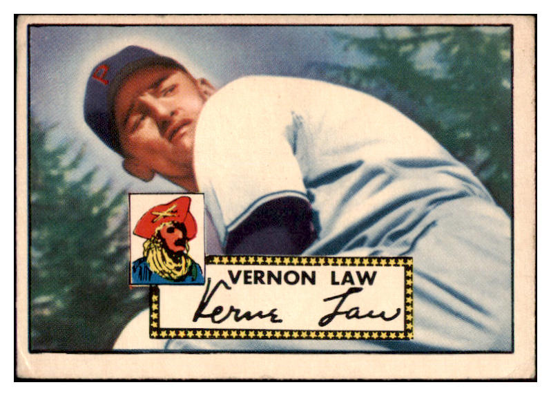 1952 Topps Baseball #081 Vern Law Pirates VG 508589