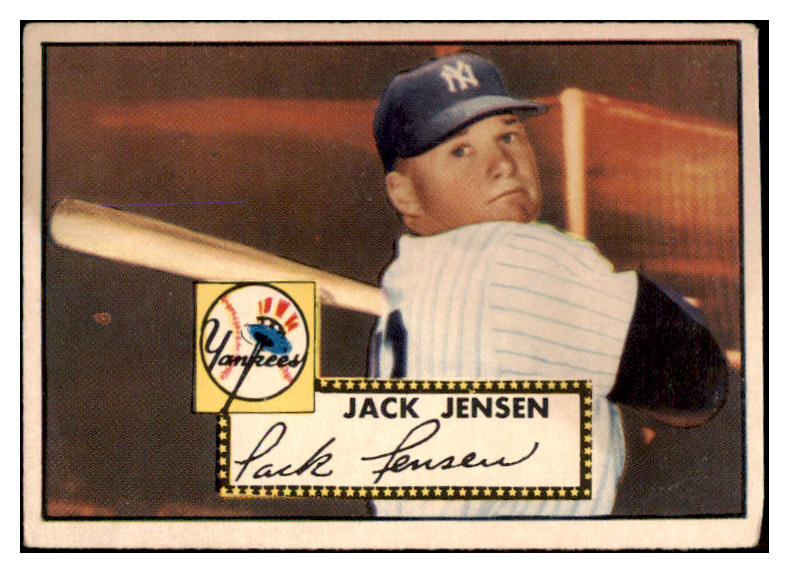 1952 Topps Baseball #122 Jackie Jensen Yankees VG 508593