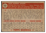 1952 Topps Baseball #122 Jackie Jensen Yankees VG 508593