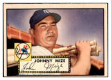 1952 Topps Baseball #129 Johnny Mize Yankees VG 508599