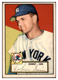 1952 Topps Baseball #049 Johnny Sain Yankees VG-EX Red 508604