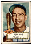 1952 Topps Baseball #232 Billy Cox Dodgers VG-EX 508605