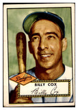 1952 Topps Baseball #232 Billy Cox Dodgers VG 508607