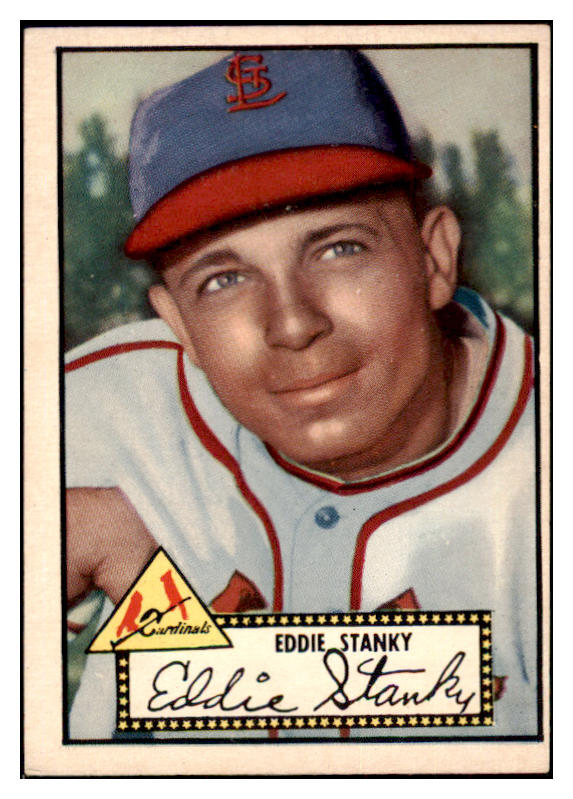 1952 Topps Baseball #076 Eddie Stanky Cardinals VG-EX Black 508615