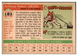 1955 Topps Baseball #183 Tony Jacobs Cardinals VG 508630