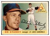 1955 Topps Baseball #191 Eddie Stanky Cardinals VG 508638