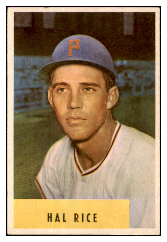 1954 Bowman Baseball #219 Hal Rice Pirates VG-EX 508643