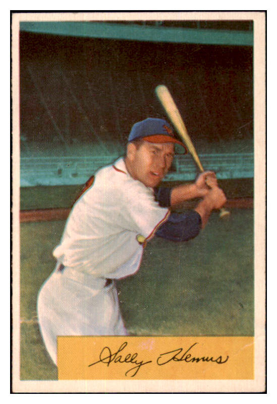 1954 Bowman Baseball #094 Solly Hemus Cardinals VG-EX 508644