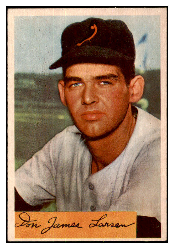 1954 Bowman Baseball #101 Don Larsen Orioles EX-MT 508652