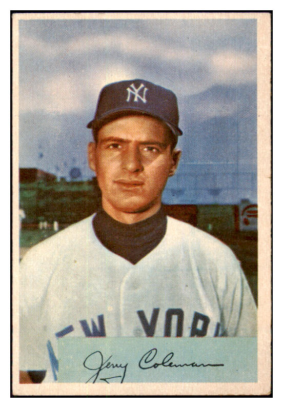 1954 Bowman Baseball #081 Jerry Coleman Yankees EX-MT 508656