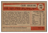 1954 Bowman Baseball #010 Carl Erskine Dodgers EX-MT 508658