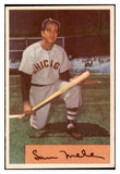 1954 Bowman Baseball #022 Sam Mele White Sox EX-MT 508660