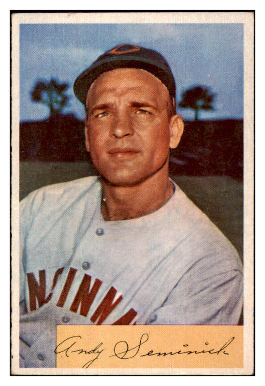 1954 Bowman Baseball #172 Andy Seminick Reds EX-MT 508667