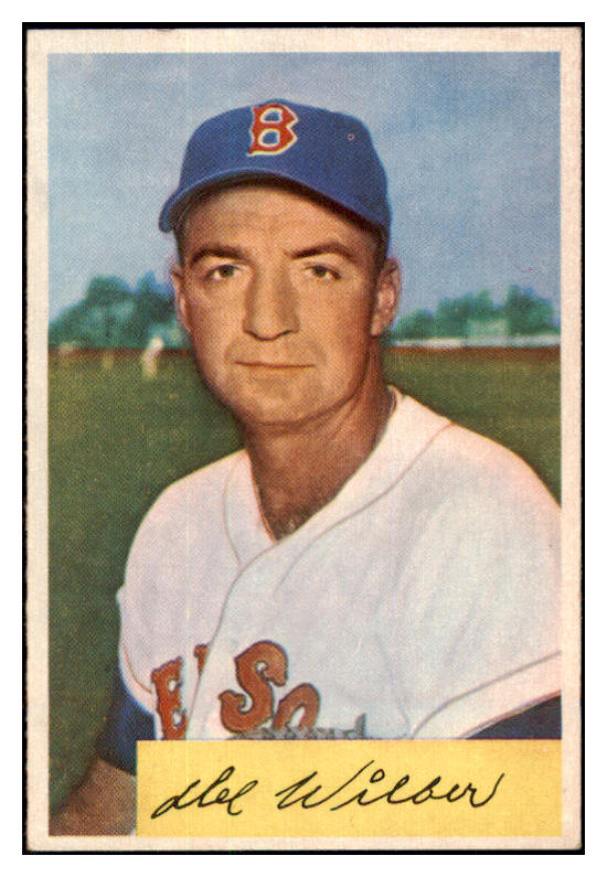 1954 Bowman Baseball #178 Del Wilber Red Sox EX-MT 508675