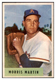 1954 Bowman Baseball #179 Morris Martin A's EX-MT 508680