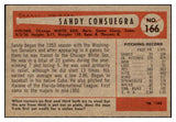 1954 Bowman Baseball #166 Sandy Consuegra White Sox EX-MT 508681