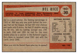 1954 Bowman Baseball #030 Del Rice Cardinals EX-MT 508683