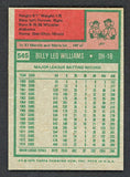 1975 Topps Baseball #545 Billy Williams Cubs EX-MT 508689