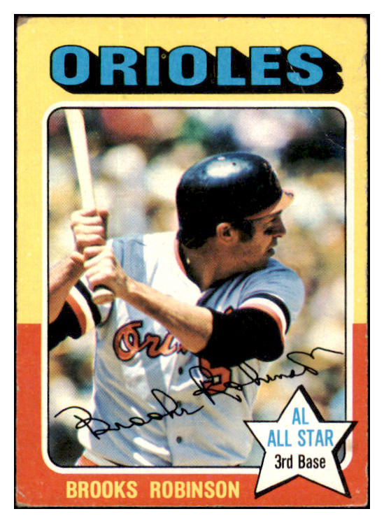 1975 Topps Baseball #050 Brooks Robinson Orioles GD-VG 508693