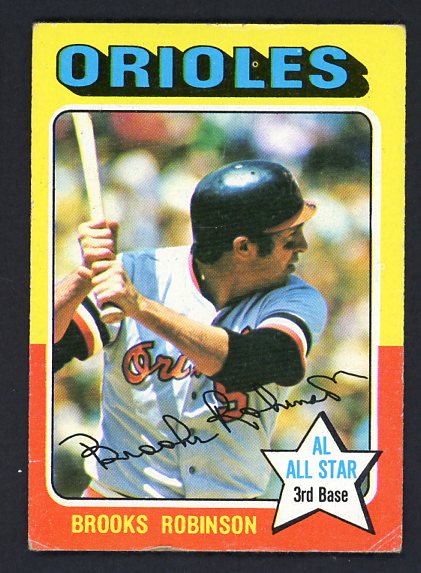 1975 Topps Baseball #050 Brooks Robinson Orioles VG-EX 508713