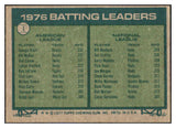 1977 Topps Baseball #001 Batting Leaders George Brett EX-MT 508716