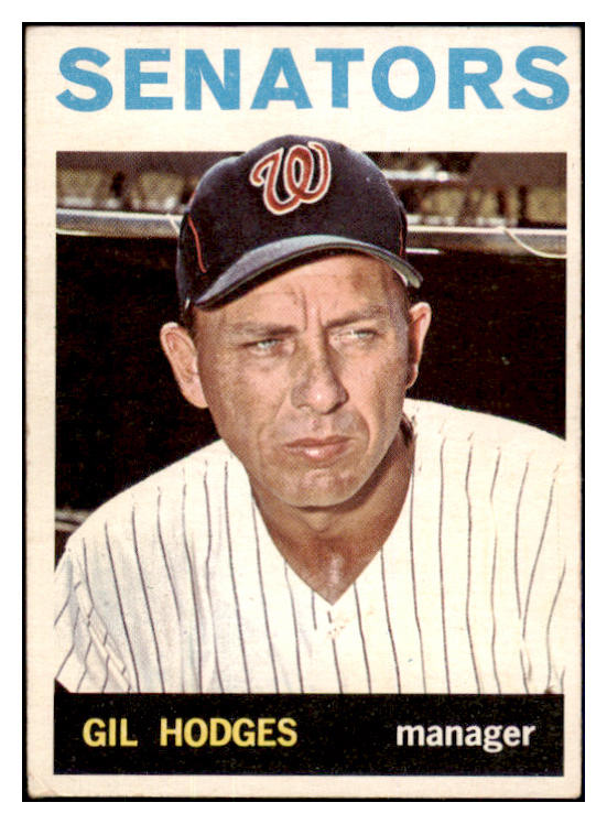 1964 Topps Baseball #547 Gil Hodges Senators VG-EX 508721