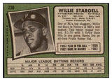 1971 Topps Baseball #230 Willie Stargell Pirates EX-MT 508741