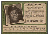 1971 Topps Baseball #210 Rod Carew Twins EX-MT 508742