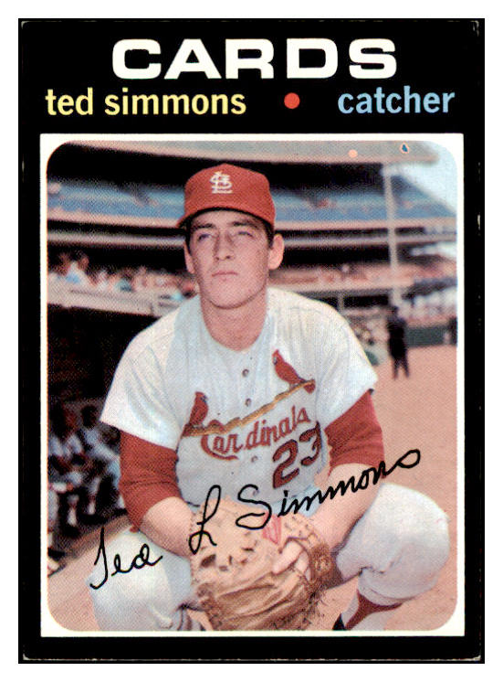 1971 Topps Baseball #117 Ted Simmons Cardinals EX-MT 508743