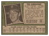 1971 Topps Baseball #117 Ted Simmons Cardinals EX-MT 508743