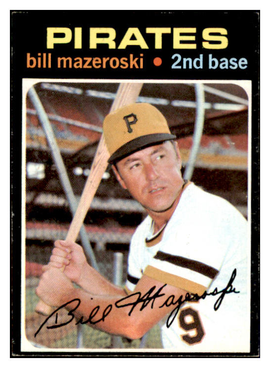 1971 Topps Baseball #110 Bill Mazeroski Pirates EX-MT 508744