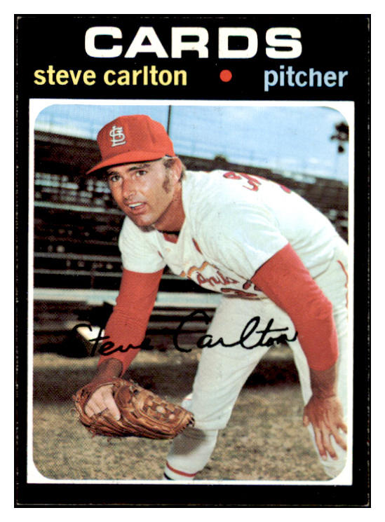 1971 Topps Baseball #055 Steve Carlton Cardinals EX-MT 508745