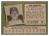 1971 Topps Baseball #045 Catfish Hunter A's EX-MT 508748