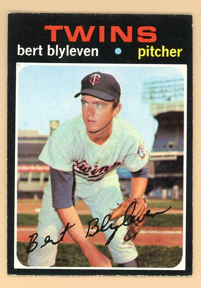 1971 Topps Baseball #026 Bert Blyleven Twins EX-MT 508752