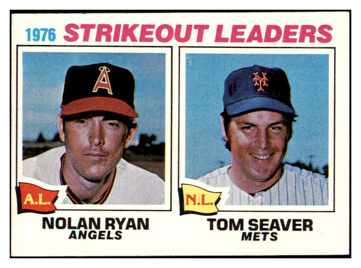 1977 Topps Baseball #006 Strike Out Leaders Nolan Ryan EX-MT 508753